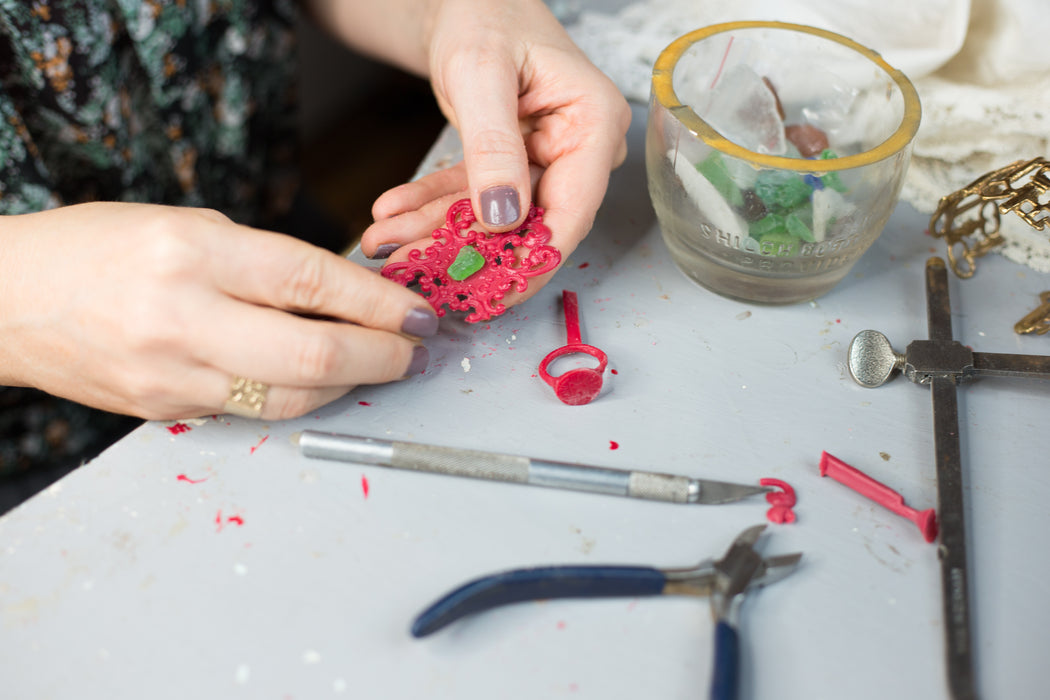 Jessica Ricci lost wax Casting Jewelry Lessons (CALL TO SCHEDULE).