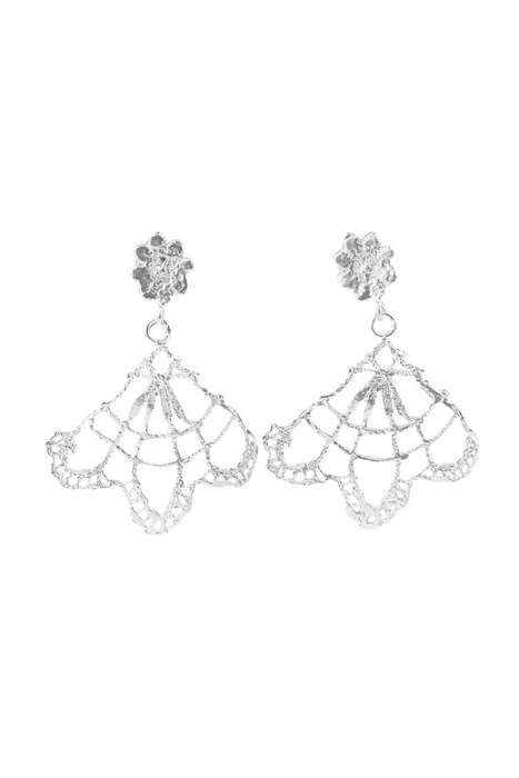 Berlin Lace Fan Earrings