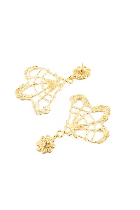 Berlin Lace Fan Earrings