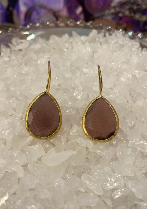 Amethyst Single Drop Earrings