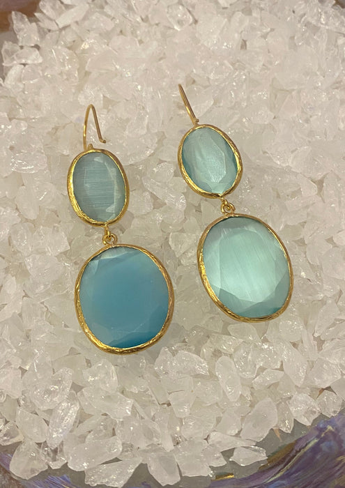 Aquamarine Drop Earrings