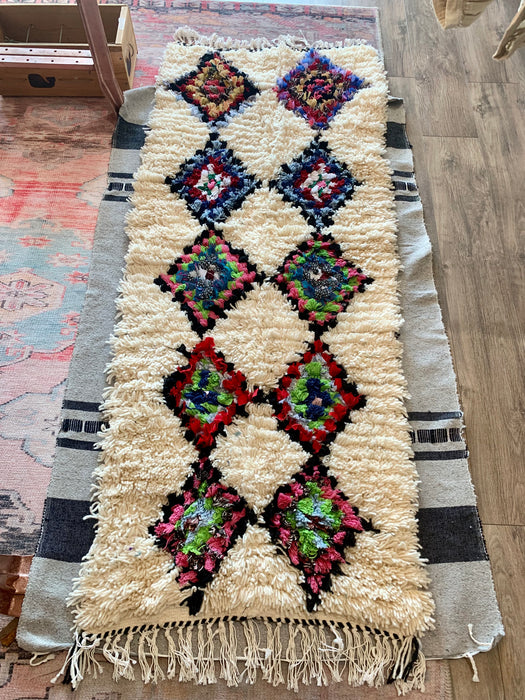 Berber Rug with Color Symbols