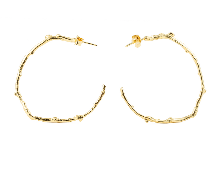 NYC Twig Hoop Earrings