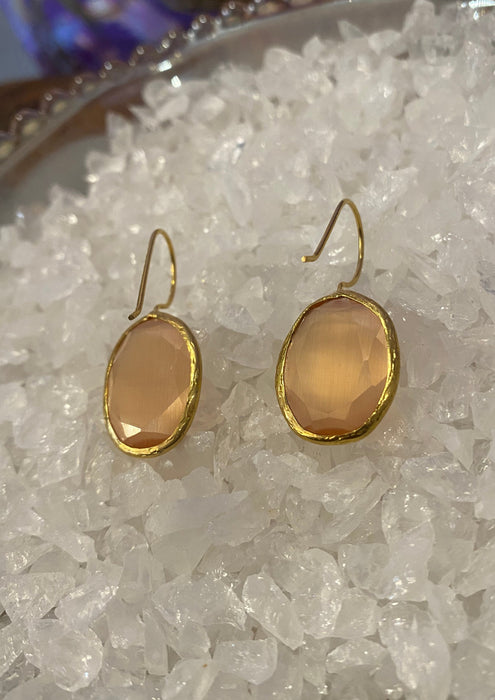 Citrine Single Drop Earrings