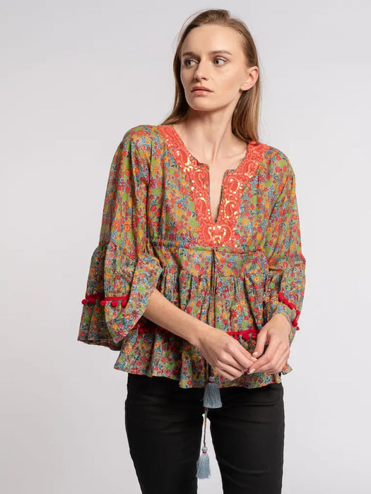 Multi Color Boho Tunic